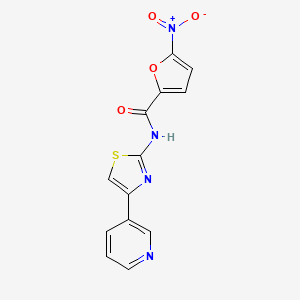 5-nitro-N-(4-(pyridin-3-yl)thiazol-2-yl)furan-2-carboxamide