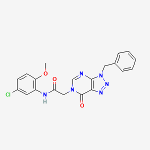 2-(3-benzyl-7-oxo-3H-[1,2,3]triazolo[4,5-d]pyrimidin-6(7H)-yl)-N-(5-chloro-2-methoxyphenyl)acetamide