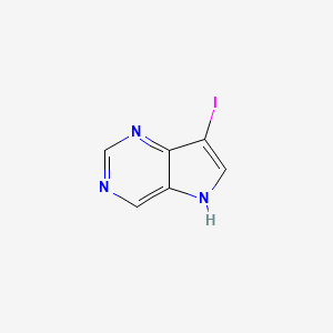 molecular formula C6H4IN3 B2963026 7-Iodo-5H-pyrrolo[3,2-d]pyrimidine CAS No. 1934539-42-0