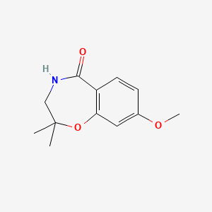 8-Methoxy-2,2-dimethyl-2,3,4,5-tetrahydro-1,4-benzoxazepin-5-one