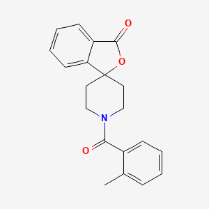 1'-(2-methylbenzoyl)-3H-spiro[isobenzofuran-1,4'-piperidin]-3-one