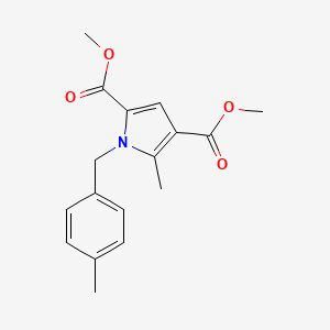 dimethyl 5-methyl-1-(4-methylbenzyl)-1H-pyrrole-2,4-dicarboxylate