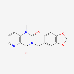 3-(1,3-benzodioxol-5-ylmethyl)-1-methylpyrido[3,2-d]pyrimidine-2,4(1H,3H)-dione