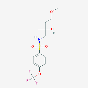 N-(2-hydroxy-4-methoxy-2-methylbutyl)-4-(trifluoromethoxy)benzenesulfonamide
