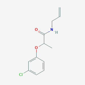 molecular formula C12H14ClNO2 B296308 N-allyl-2-(3-chlorophenoxy)propanamide 