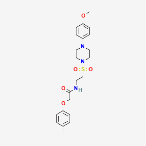 N-(2-((4-(4-methoxyphenyl)piperazin-1-yl)sulfonyl)ethyl)-2-(p-tolyloxy)acetamide