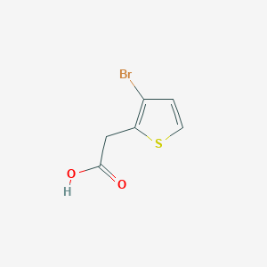 molecular formula C6H5BrO2S B2963174 2-(3-Bromothiophen-2-yl)acetic acid CAS No. 222554-10-1