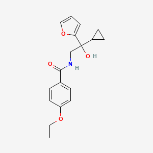 N-(2-cyclopropyl-2-(furan-2-yl)-2-hydroxyethyl)-4-ethoxybenzamide