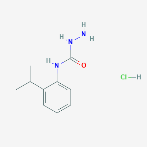 1-Amino-3-(2-propan-2-ylphenyl)urea;hydrochloride