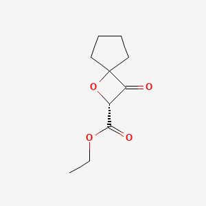 molecular formula C10H14O4 B2963253 Ethyl 3-oxo-1-oxaspiro[3.4]octane-2-carboxylate CAS No. 1231753-64-2