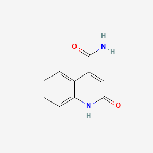 molecular formula C10H8N2O2 B2963266 2-羟基喹啉-4-甲酰胺 CAS No. 119438-96-9