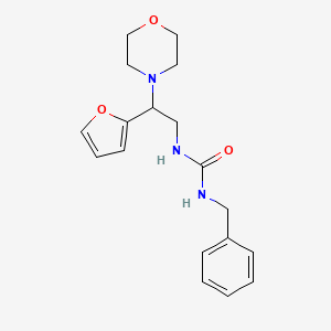 1-Benzyl-3-(2-(furan-2-yl)-2-morpholinoethyl)urea