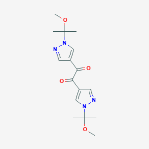 1,2-Bis[1-(2-methoxypropan-2-yl)pyrazol-4-yl]ethane-1,2-dione