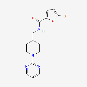 5-bromo-N-((1-(pyrimidin-2-yl)piperidin-4-yl)methyl)furan-2-carboxamide