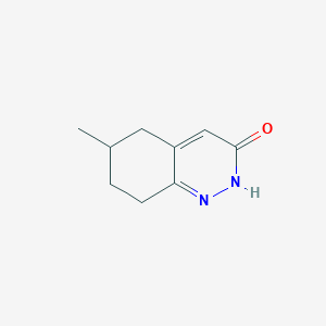 molecular formula C9H12N2O B2963386 6-Methyl-2,3,5,6,7,8-hexahydrocinnolin-3-one CAS No. 39716-44-4