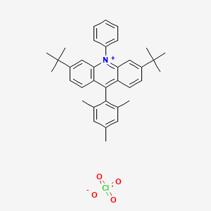 3,6-Di-tert-butyl-9-mesityl-10-phenylacridin-10-ium perchlorate