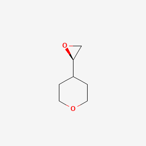 molecular formula C7H12O2 B2963406 4-[(2R)-环氧-2-基]氧杂环 CAS No. 2227668-43-9