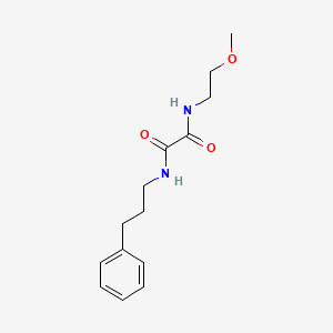 N1-(2-methoxyethyl)-N2-(3-phenylpropyl)oxalamide