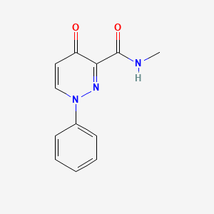 N-methyl-4-oxo-1-phenyl-1,4-dihydro-3-pyridazinecarboxamide