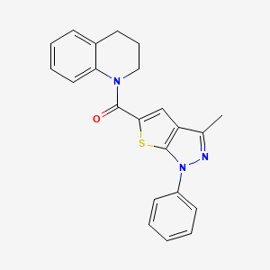 3,4-dihydro-2H-quinolin-1-yl-(3-methyl-1-phenylthieno[2,3-c]pyrazol-5-yl)methanone