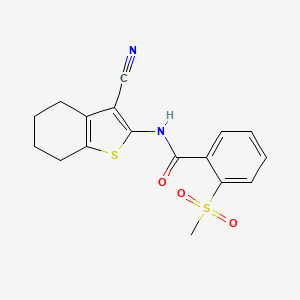 N-(3-cyano-4,5,6,7-tetrahydrobenzo[b]thiophen-2-yl)-2-(methylsulfonyl)benzamide