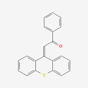 1-Phenyl-2-(9H-thioxanthen-9-ylidene)ethan-1-one