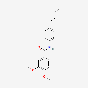 molecular formula C19H23NO3 B2963587 N-(4-butylphenyl)-3,4-dimethoxybenzamide CAS No. 326884-66-6