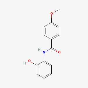 molecular formula C14H13NO3 B2963623 N-(2-hydroxyphenyl)-4-methoxybenzamide CAS No. 114331-87-2