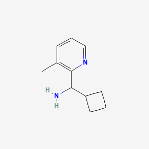 molecular formula C11H16N2 B2963703 Cyclobutyl(3-methylpyridin-2-yl)methanamine CAS No. 1337788-51-8