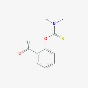 molecular formula C10H11NO2S B2963710 O-(2-formylphenyl) dimethylcarbamothioate CAS No. 153511-18-3