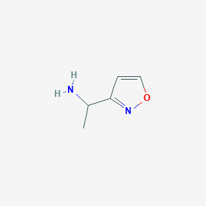molecular formula C5H8N2O B2963715 1-(Isoxazol-3-yl)ethanamine CAS No. 1008985-14-5