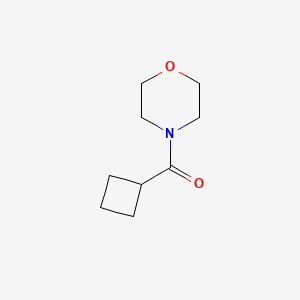 molecular formula C9H15NO2 B2963719 Cyclobutanecarboxylic acid, morpholide CAS No. 15911-04-3