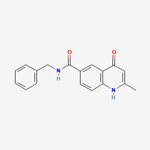N-benzyl-4-hydroxy-2-methyl-6-quinolinecarboxamide