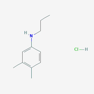 3,4-Dimethyl-N-propylaniline hydrochloride