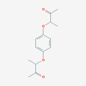 molecular formula C14H18O4 B2963738 3-(4-(1-Methyl-2-oxopropoxy)phenoxy)-2-butanone CAS No. 477865-72-8