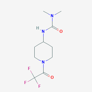 1,1-Dimethyl-3-[1-(2,2,2-trifluoroacetyl)piperidin-4-yl]urea
