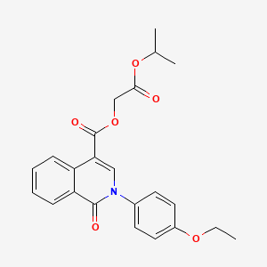 molecular formula C23H23NO6 B2963825 N-{4-[5-(3-fluorophenyl)-1,2,4-oxadiazol-3-yl]phenyl}-4-methylbenzenesulfonamide CAS No. 1029776-36-0