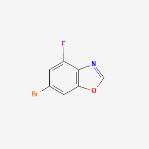 6-Bromo-4-fluoro-1,3-benzoxazole