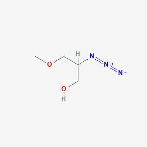 molecular formula C4H9N3O2 B2963858 2-Azido-3-methoxypropan-1-ol CAS No. 1064222-70-3