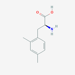 molecular formula C11H15NO2 B2963879 (S)-2-Amino-3-(2,4-dimethylphenyl)propanoic acid CAS No. 259726-56-2; 465500-97-4