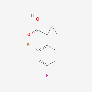 1-(2-Bromo-4-fluorophenyl)cyclopropanecarboxylic acid