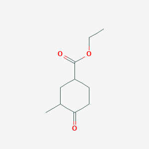 molecular formula C10H16O3 B2963918 Ethyl 3-methyl-4-oxocyclohexane-1-carboxylate CAS No. 1207529-72-3