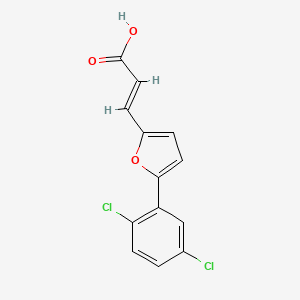 molecular formula C13H8Cl2O3 B2963924 (2E)-3-[5-(2,5-dichlorophenyl)furan-2-yl]prop-2-enoic acid CAS No. 329795-33-7