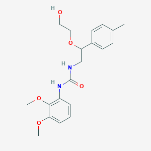 molecular formula C20H26N2O5 B2963951 1-(2,3-Dimethoxyphenyl)-3-(2-(2-hydroxyethoxy)-2-(p-tolyl)ethyl)urea CAS No. 1798484-08-8