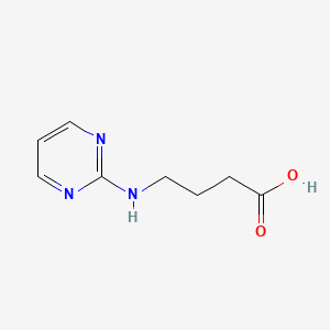 molecular formula C8H11N3O2 B2963987 4-(Pyrimidin-2-ylamino)butanoic acid CAS No. 27179-33-5