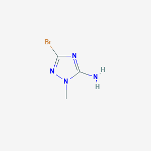 molecular formula C3H5BrN4 B2963995 3-Bromo-1-methyl-1h-1,2,4-triazol-5-amine CAS No. 1365957-74-9; 2173101-14-7