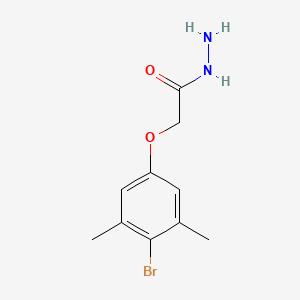 molecular formula C10H13BrN2O2 B2964049 2-(4-Bromo-3,5-dimethylphenoxy)acetohydrazide CAS No. 1022401-80-4