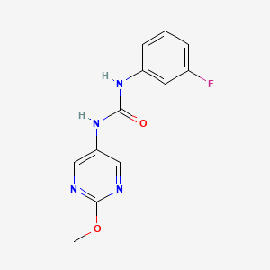 1-(3-Fluorophenyl)-3-(2-methoxypyrimidin-5-yl)urea