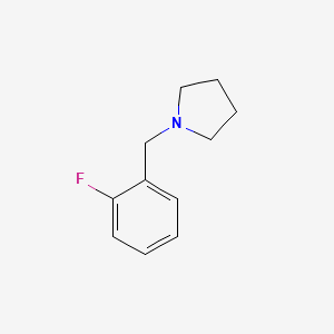 molecular formula C11H14FN B2964117 1-(2-Fluorobenzyl)pyrrolidine CAS No. 784181-88-0