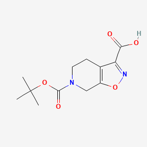 6-[(tert-butoxy)carbonyl]-4H,5H,6H,7H-[1,2]oxazolo[5,4-c]pyridine-3-carboxylic acid